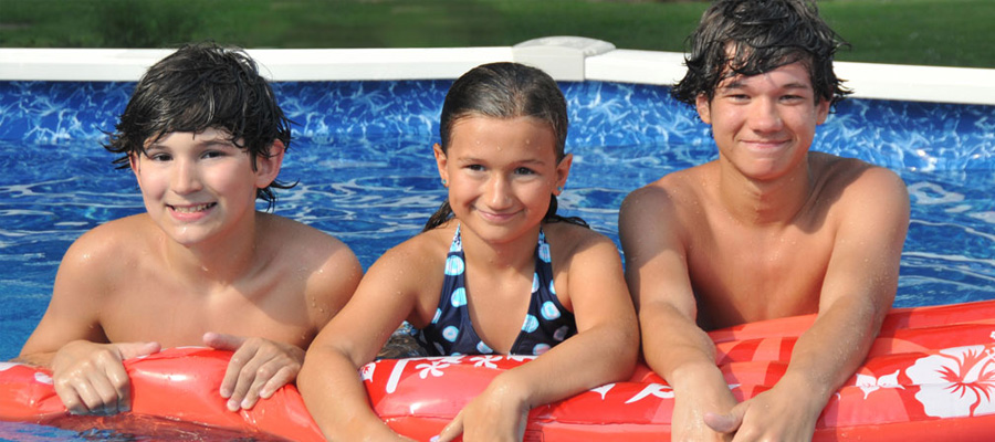 Above Ground Pools Family Image