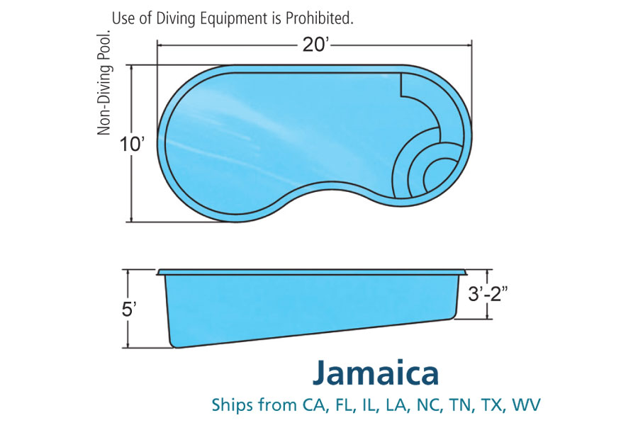 Viking Kidney Pools Aqua Pro Pool Spa Jamaica01